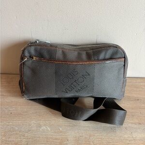 Louis Vuitton Brown and Tan Crossbody Bag